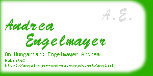 andrea engelmayer business card